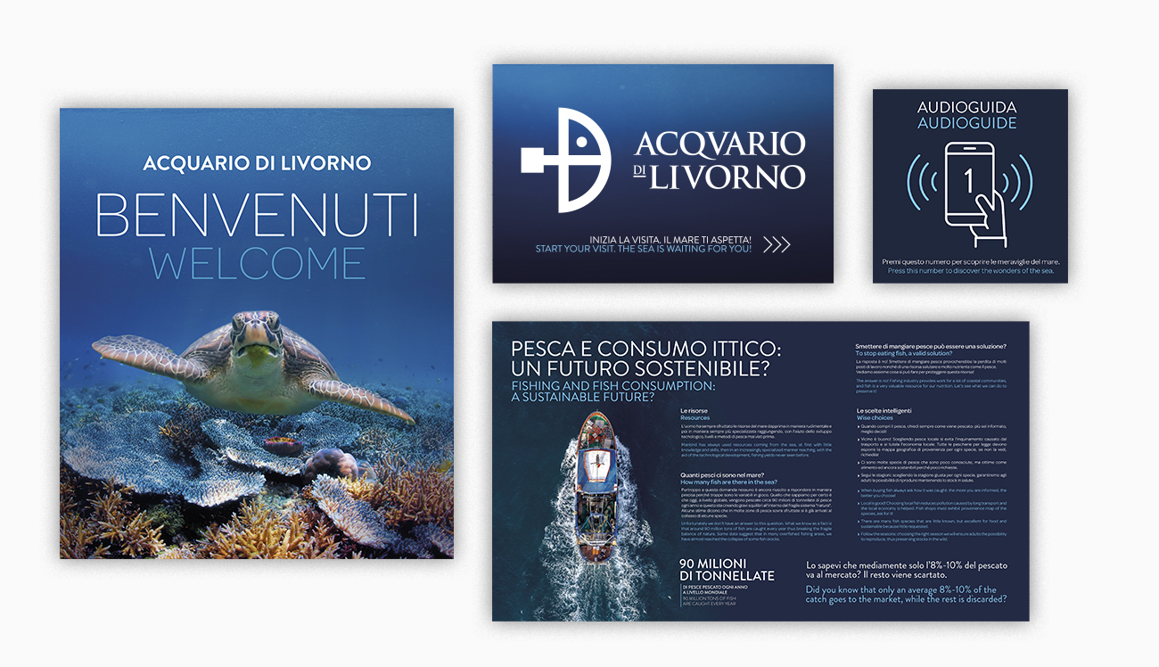 Campagna pubblicitaria 2026 Acquario di Livorno - pannellistica